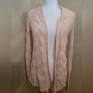 Verve Ami | light pink Heather Cardigan Sweater